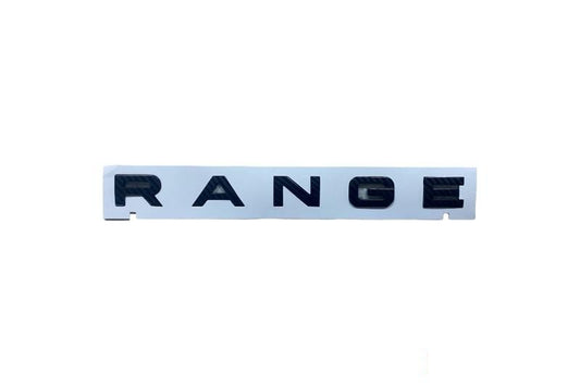 DAB500170MBJ - Bonnet Nameplate (Range)(Carbon)