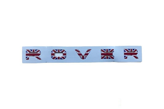 DAB500180MBJ - Bonnet Nameplate (Rover)(Brit Flag)