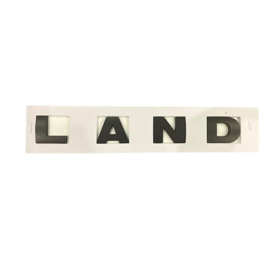 Land Rover LR043108 - Bonnet Badge, "Land", Black Discovery 3 / 4 L319