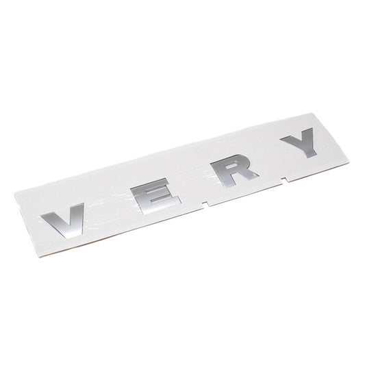 Land Rover LR057525 - Name Plate, Bonnet "Very", Titan Grey Discovery 4 L319