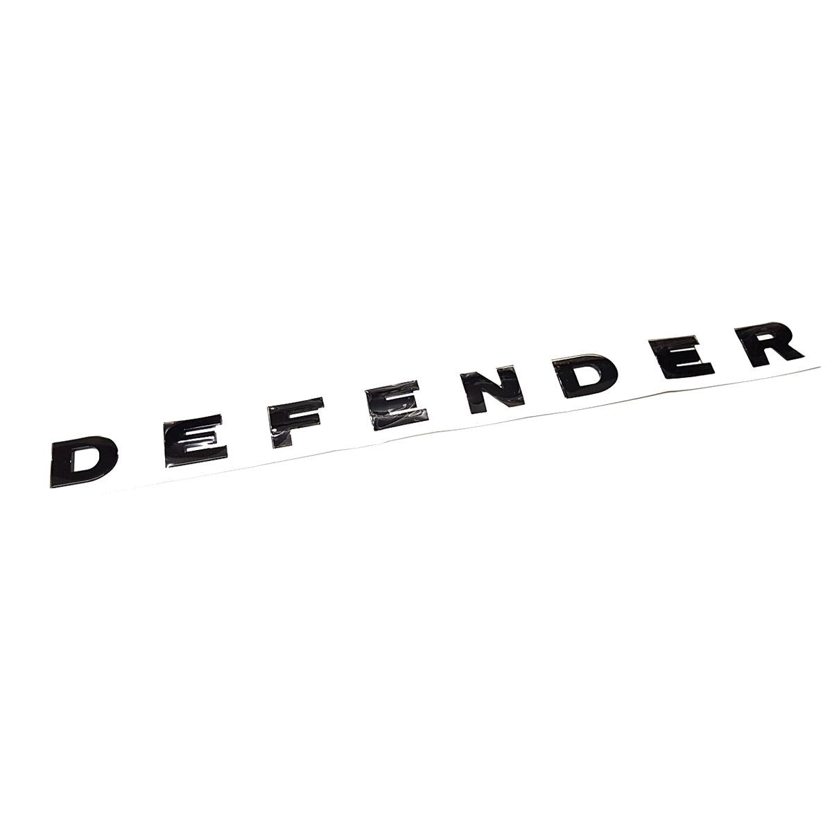 Land Rover LR058429 - Bonnet Badge, "Defender", Black Defender L316 Puma