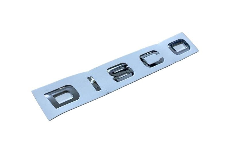 LR063639 - Bonnet Nameplate (Disco)(Chrome) Disco Sport