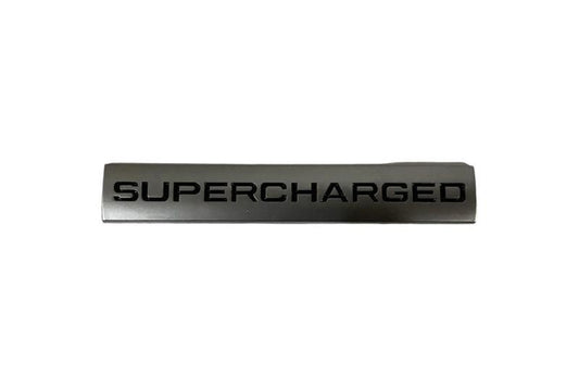 LR096105 - Rear Tailgate Top (Supercharged) Black Decal