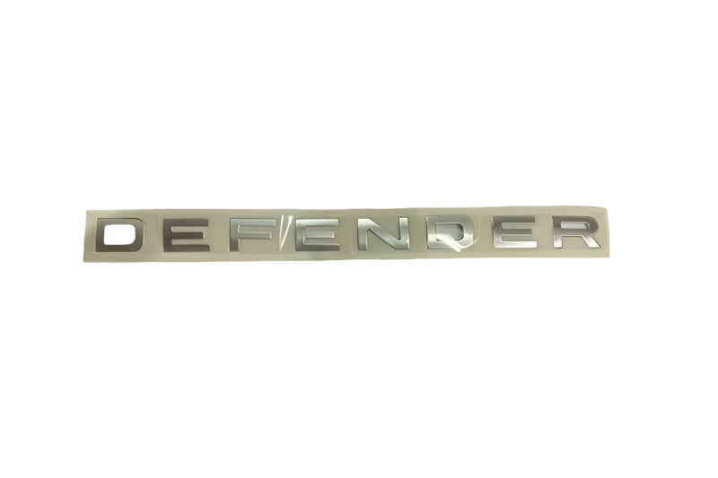 Land-Rover-Aftermarket-LR130854-Front-Bonnet-Top-Decal-Letter-(DEFENDER)(Gray)-DEFENDER-L663