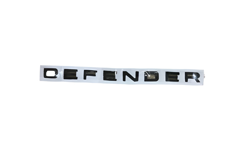 Land-Rover-Aftermarket-LR130857-Front-Bonnet-Upper-Decal-Letter-(DEFENDER)(Black)-DEFENDER-L663