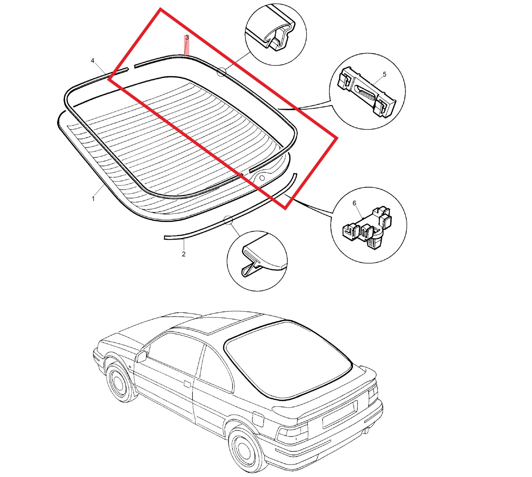 Finisher-backlight side - RH 200 400 Genuine MG Rover DCD10218